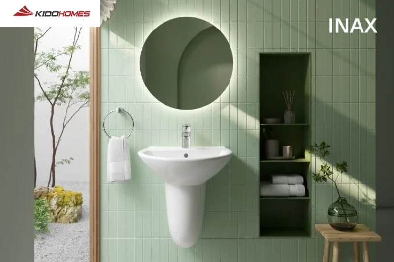 Lavabo Inax loại nào phù hợp nhà nhỏ? Gợi ý theo kích thước thực tế