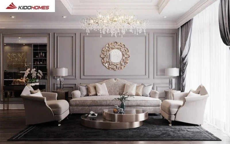 Lợi ích khi sử dụng gương trong phòng khách Lợi ích khi sử dụng gương trong phòng khách