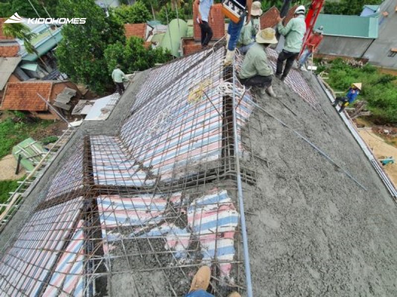 Cách tính diện tích mái nhà và sân thượng