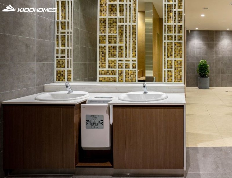 Máy sấy tay INAX tốc độ cao – Giải pháp vệ sinh công cộng hiện đại, khô nhanh không giấy