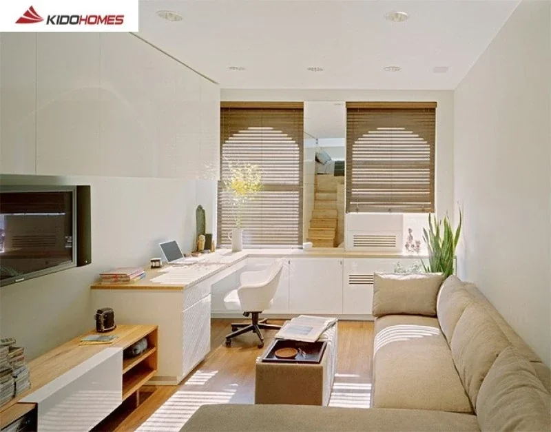 Các mẹo vặt giúp phòng khách nhỏ trông rộng hơn: chọn màu sơn trắng Các mẹo vặt giúp phòng khách nhỏ trông rộng hơn: chọn màu sơn trắng