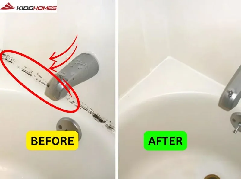 Mẹo xử lý khi keo nối của chậu rửa bị mốc đen