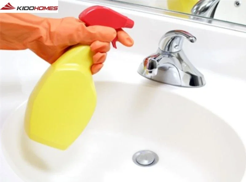 Mẹo xử lý khi keo nối của chậu rửa bị mốc đen