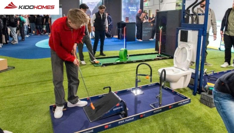 Một góc không gian trải nghiệm của Grohe Một góc không gian trải nghiệm của Grohe