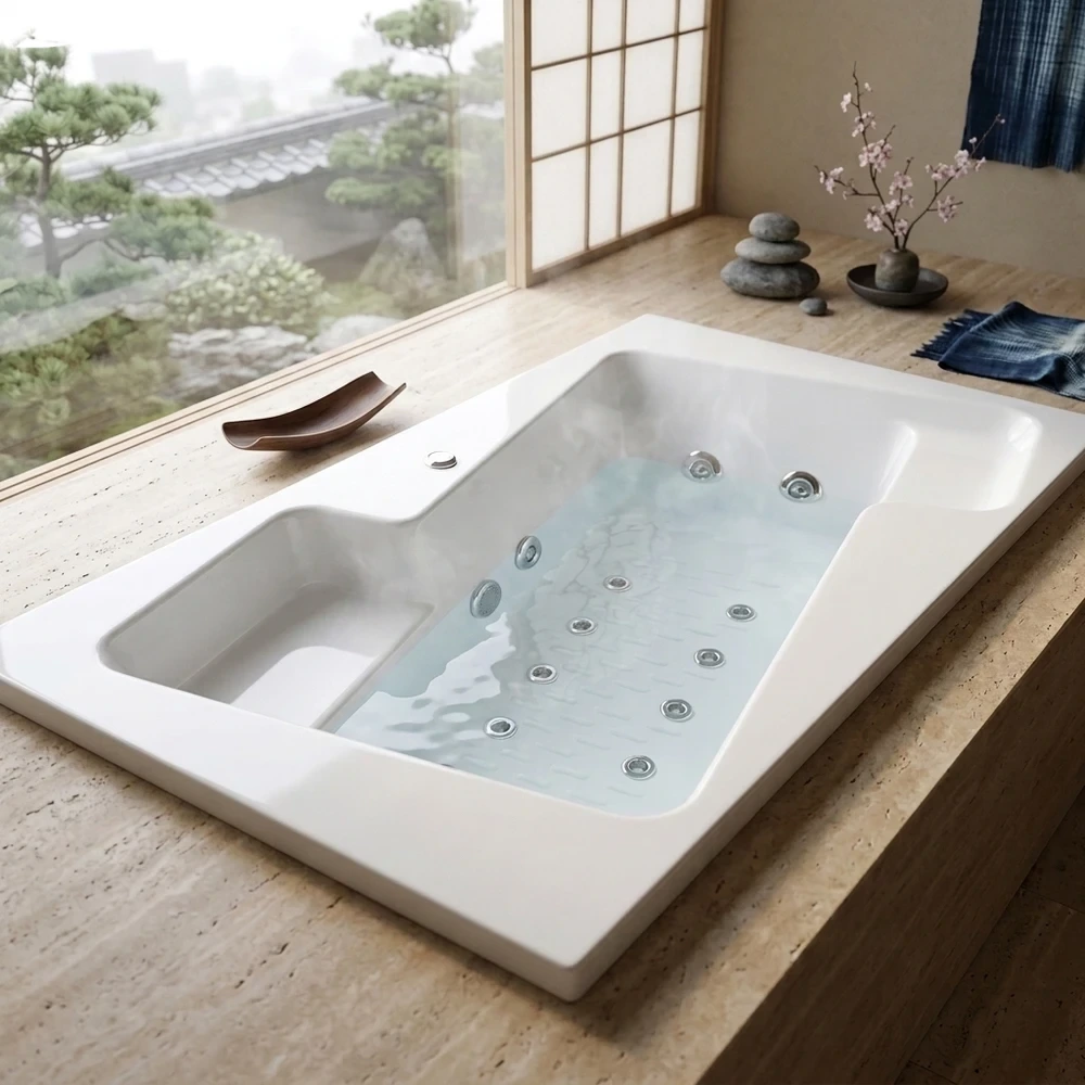 Bồn tắm INAX MSBV-1700B - Xây không chân yếm
