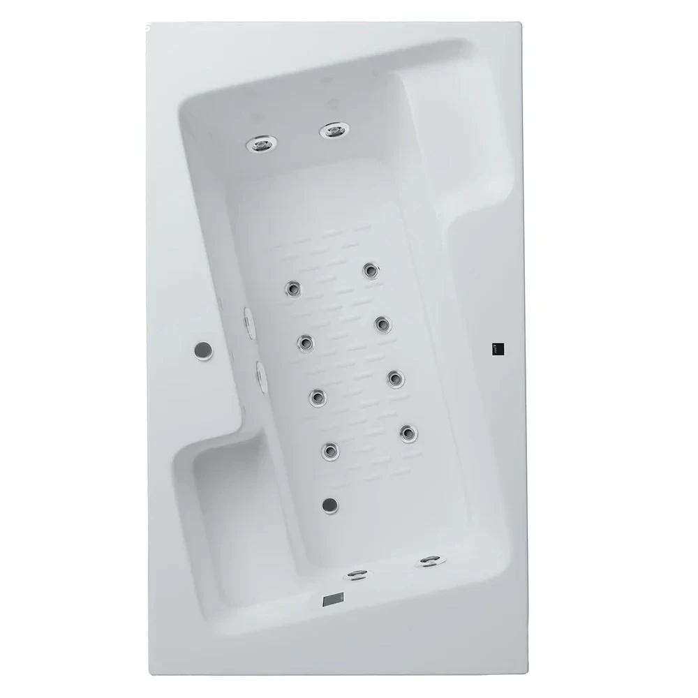 Hình ảnh kỹ thuật Bồn tắm INAX MSBV-1700B - Xây không chân yếm
