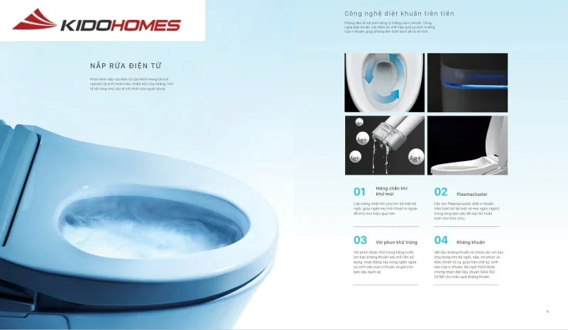 Nắp bồn cầu thông minh Inax