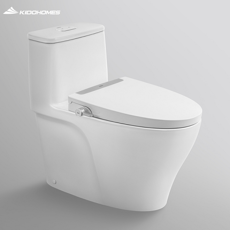 Nắp rửa cơ Inax CW-S32VN mỏng gọn, tinh tế trên bồn cầu AC-989VN Nắp rửa cơ Inax CW-S32VN trên bồn cầu AC-989VN