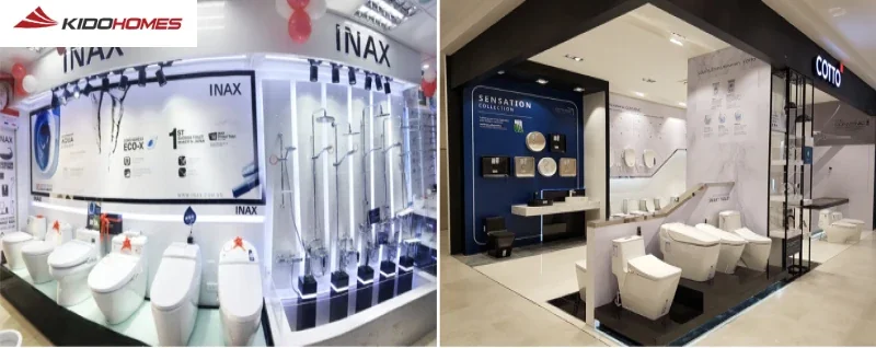Nên chọn thiết bị vệ sinh Inax hay COTTO? So sánh chi tiết từ chuyên gia 2025
