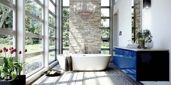 Những ý tưởng thiết kế phòng tắm - thiết bị vệ sinh 5 nhung y tuong thiet ke phong tam thiet bi ve sinh 03