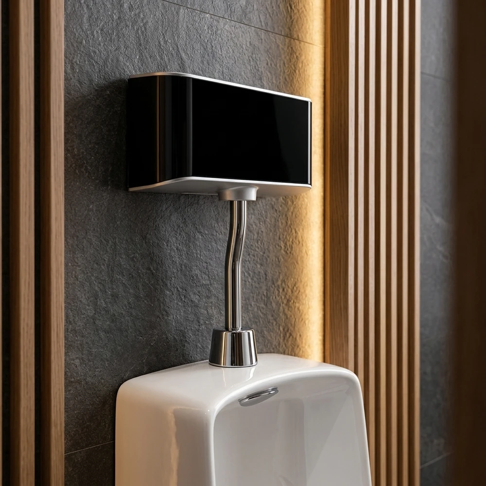 Van xả tiểu cảm ứng INAX OKUV-120S(B)-0.5DC Dùng Pin 0.5 Lít