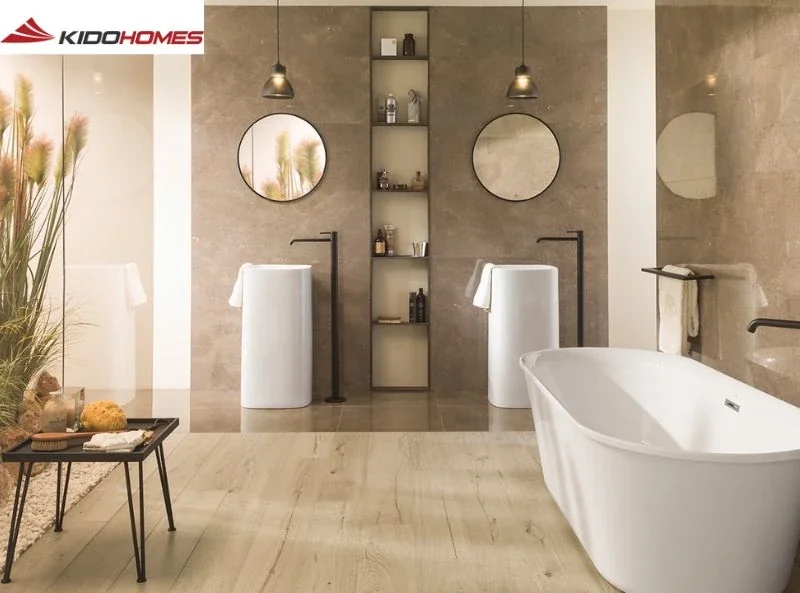 Phòng tắm màu be - xu hướng mới trong trang trí nội thất 1 Phòng tắm màu be - xu hướng mới trong trang trí nội thất