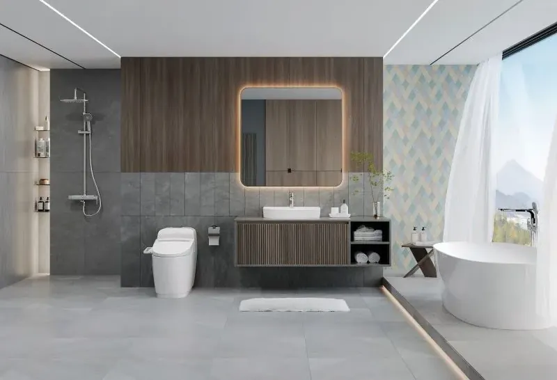 Phòng tắm thông minh với công nghệ Inax: Sen tắm điều khiển & bồn cầu rửa tự động