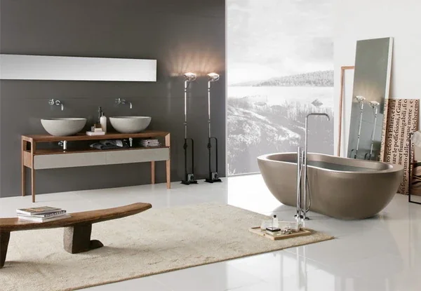 Phòng tắm với kiểu dáng và phong cách của NeuTra lấy cảm hứng từ thiên nhiên 10 phong tam voi kieu dang va phong cach cua neutra lay cam hung tu thien nhien 09