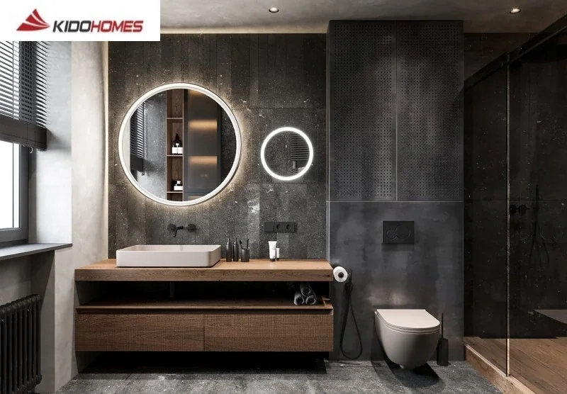 Phòng tắm với nội thất đa chức năng