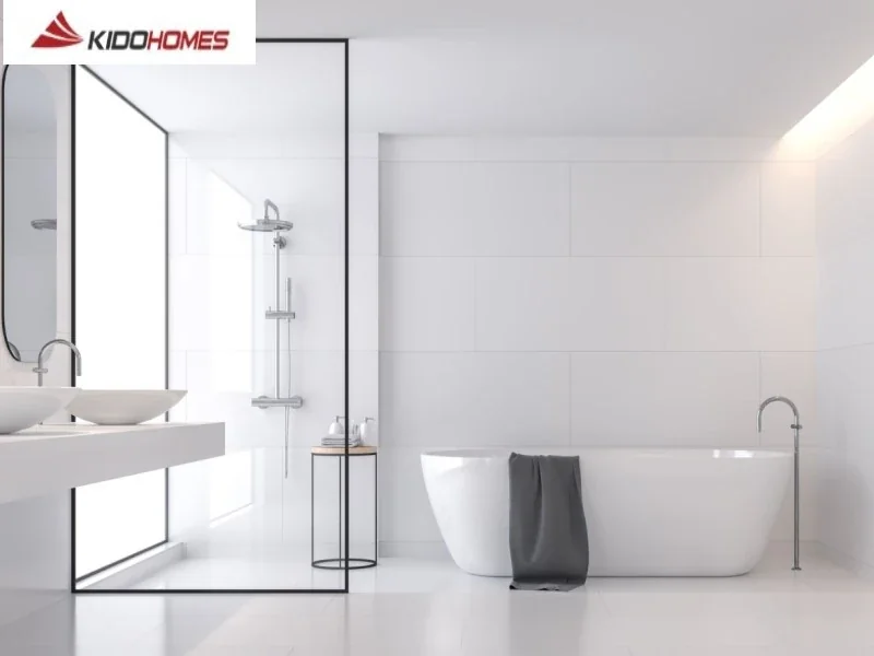 Phòng tắm với thiết kế tối giản