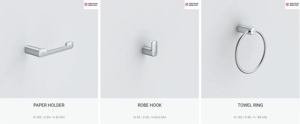 Bộ sưu tập S600 Inax: Khám phá sự hoàn hảo trong thiết kế phòng tắm 4 Phụ kiện thuộc bộ sưu tập S600 Inax