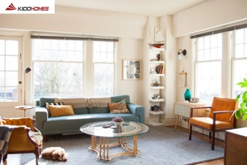 Sắp xếp phòng khách theo nguyên tắc tam giác Sắp xếp phòng khách theo nguyên tắc tam giác