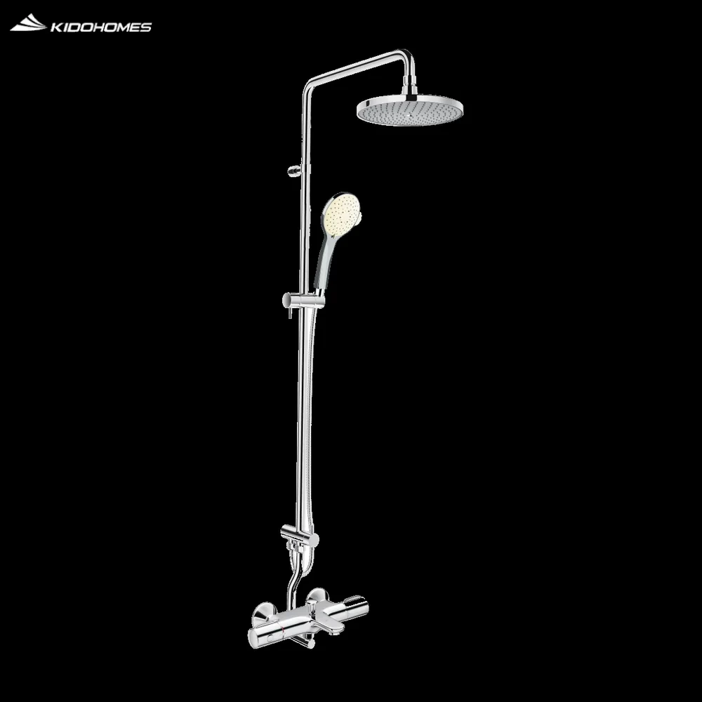 Sen cây INAX BFV-3415T-9C bát sen trần tròn, tay sen tăng áp 9C và củ sen nhiệt độ bằng đồng mạ Crom Niken