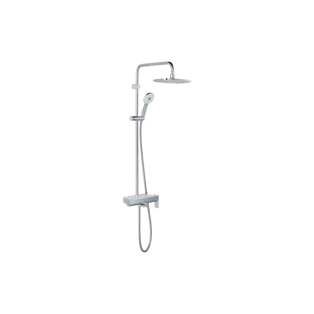 Sen cây tắm INAX BFV-635S thân đồng mạ Crom Niken, bát sen lớn và tay sen tăng áp