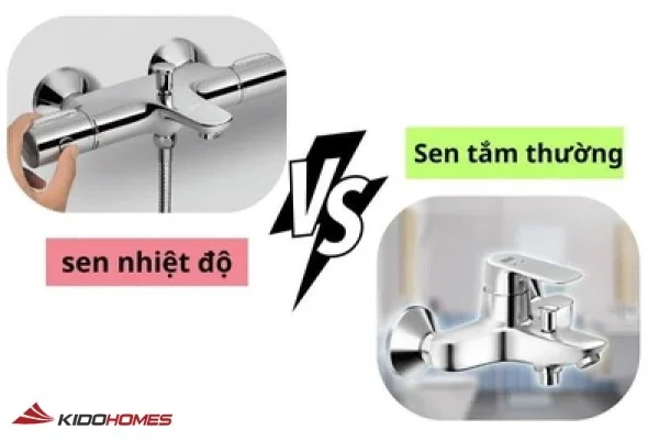 Sen tắm nhiệt độ Inax và sen thường: khác biệt nằm ở trải nghiệm