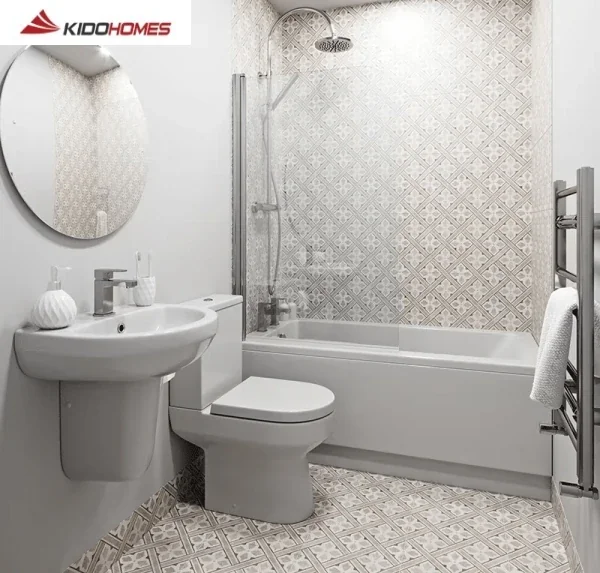 Sen tắm và bồn tắm kết hợp cho phòng tắm nhỏ