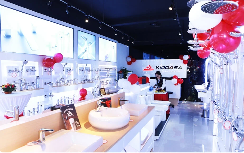 Showroom INAX chính hãng, đảm bảo chất lượng và dịch vụ tốt nhất thị trường.