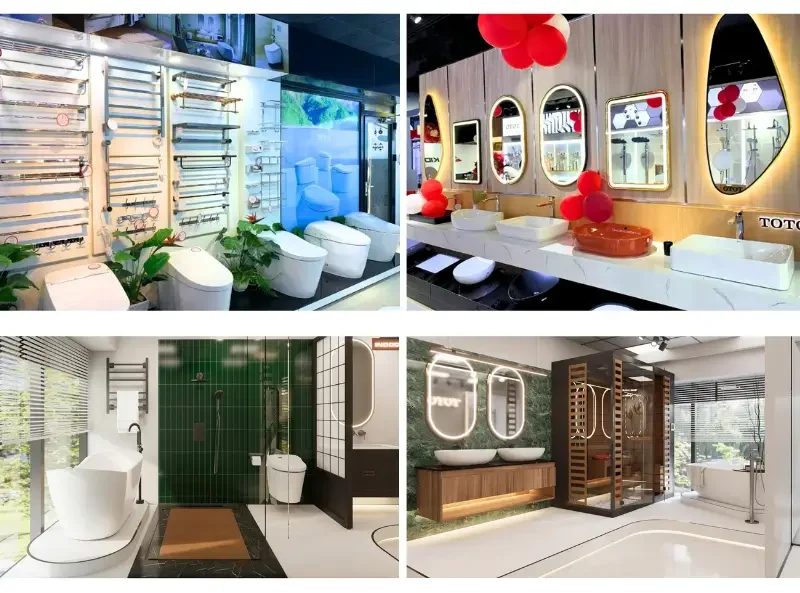 Không gian trưng bày thiết bị vệ sinh INAX chính hãng tại Showroom KIDOHOMES