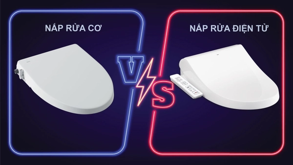 So sánh nắp rửa cơ và nắp rửa điện tử: Lựa chọn tối ưu cho phòng tắm hiện đại So sánh nắp rửa cơ và nắp rửa điện tử: Lựa chọn tối ưu cho phòng tắm hiện đại
