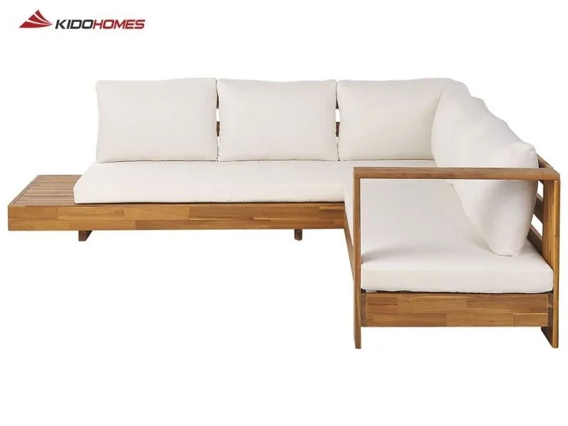 Mẫu sofa gỗ nhỏ gọn cho phòng khách nhỏ