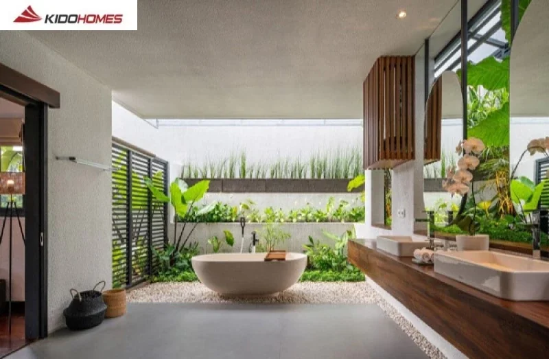 Sử dụng ánh sáng tự nhiên cho thiêt skees phòng tắm Sử dụng ánh sáng tự nhiên cho thiêt skees phòng tắm