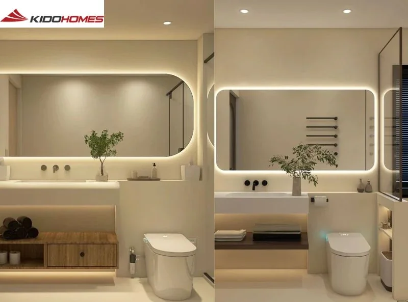 Cách thiết kế phòng tắm nhỏ 5m2 hiện đại, tiện nghi