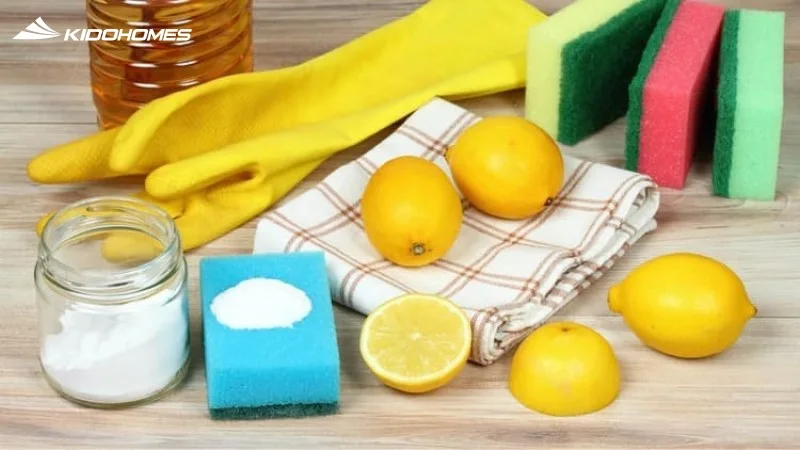 Cách tẩy trắng nắp nhựa bồn cầu bị ố vàng hiệu quả bằng baking soda và giấm