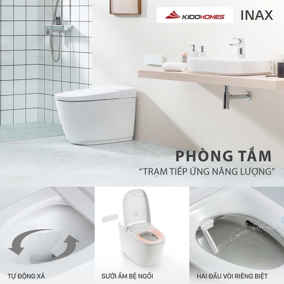 Những lợi ích vượt trội khiến thiết bị nhà tắm thông minh trở thành xu hướng mạnh mẽ ở các đô thị lớn