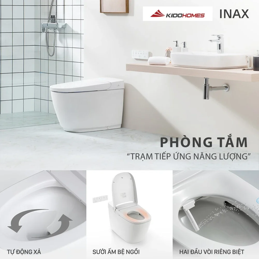 Công nghệ thiết bị vệ sinh INAX luôn được nâng cấp Công nghệ thiết bị vệ sinh INAX luôn được nâng cấp
