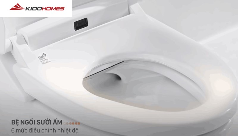 Những tính năng vượt trội của nắp bồn cầu điện tử INAX: tính năng sưởi ấm bệ ngồi