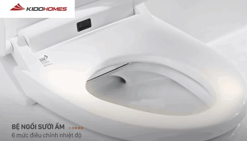 Những tính năng vượt trội của nắp bồn cầu điện tử INAX: tính năng sưởi ấm bệ ngồi