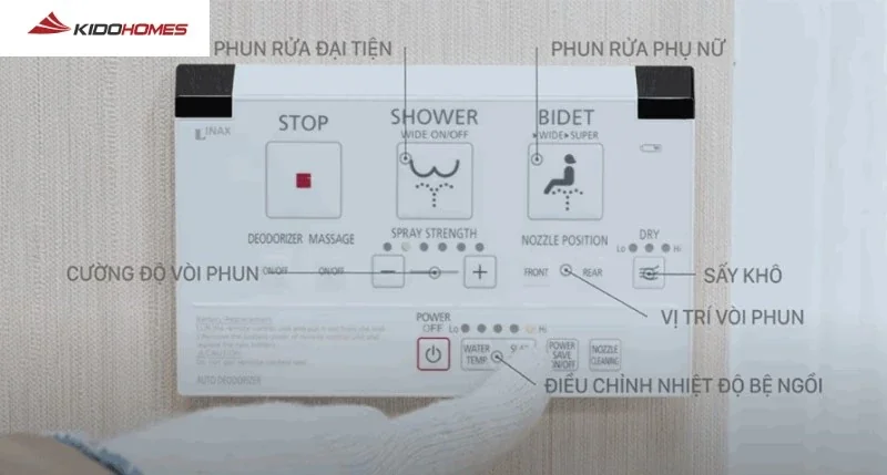 Nắp rửa cơ Inax và nắp rửa điện: Chọn loại nào phù hợp gia đình Việt? 3 Nắp rửa điện tử Inax tích hợp nhiều tính năng hiện đại và tiện ích thông minh