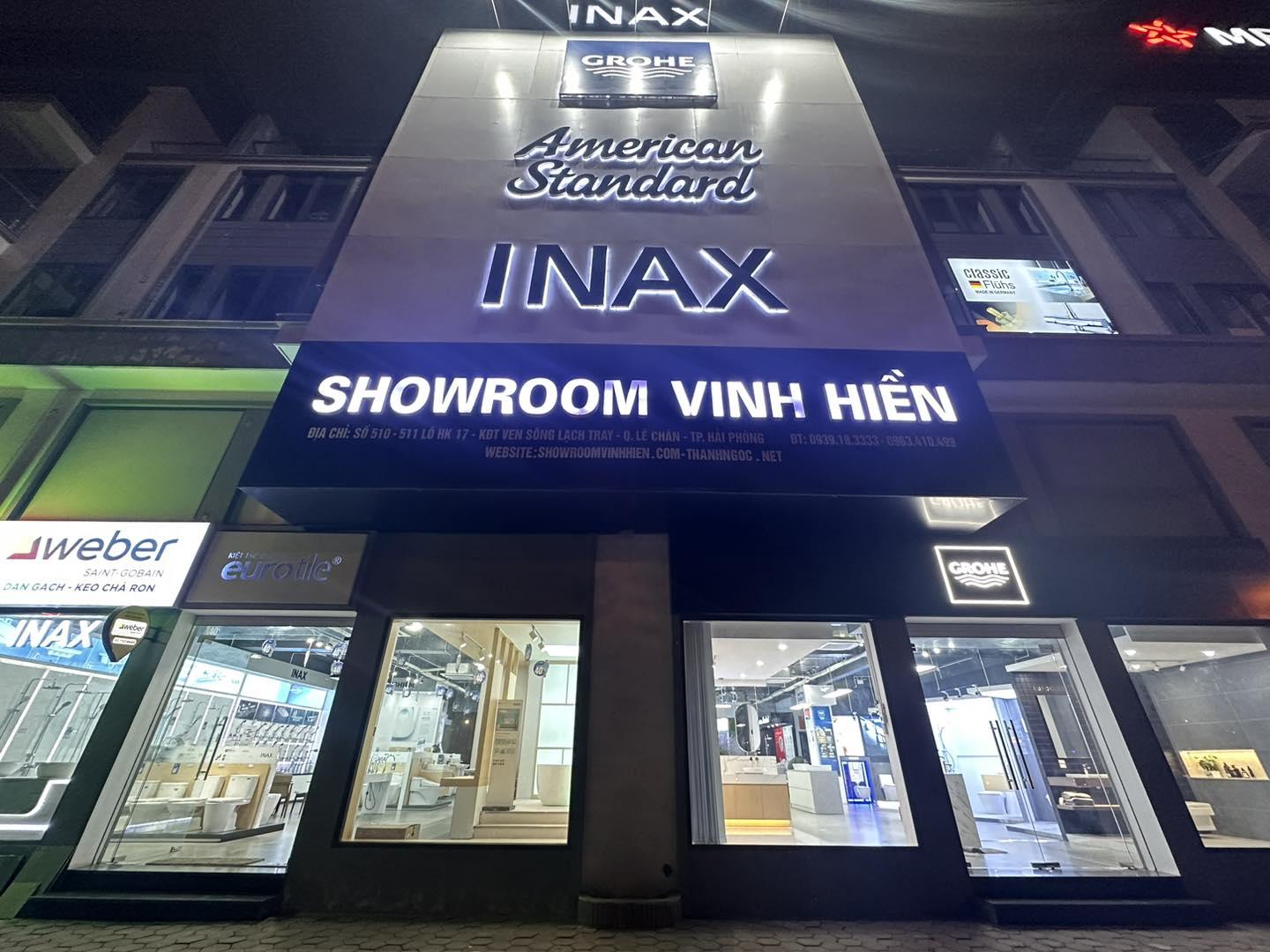 Vinh Hiền là đại lý ủy quyền chính thức của INAX tại Hải Phòng với hơn 10 năm kinh nghiệm