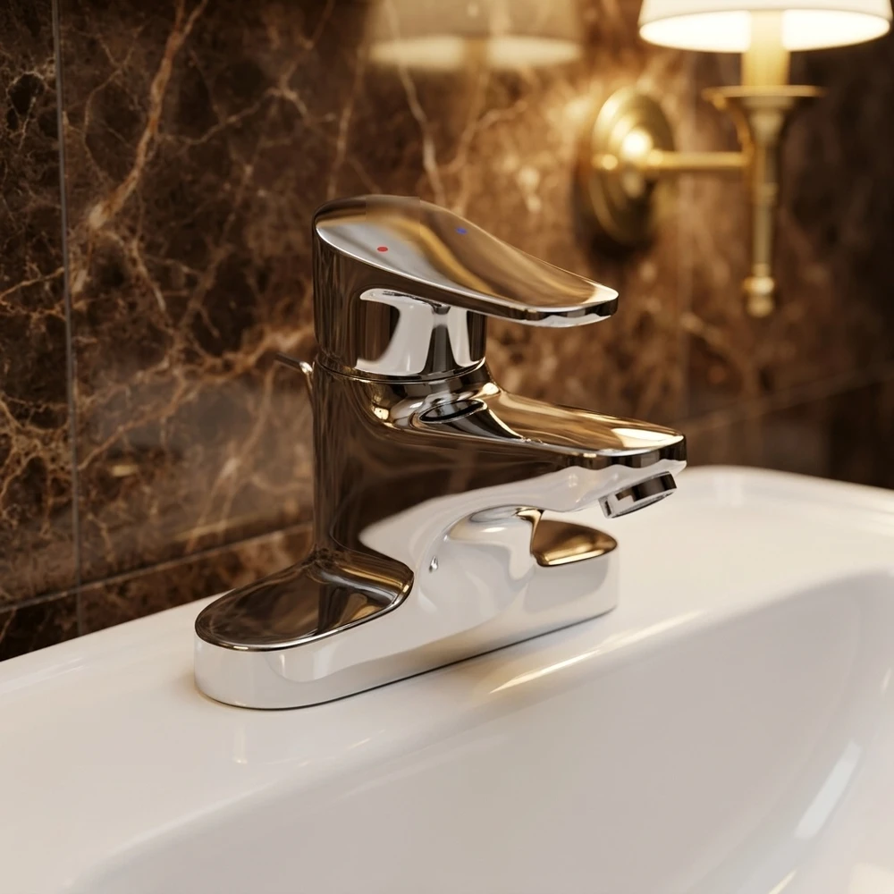 Vòi chậu lavabo nóng lạnh INAX LFV-1001S - Không gian 3