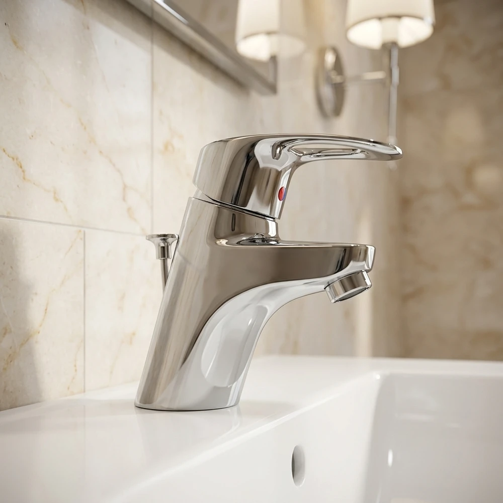 Vòi chậu lavabo nóng lạnh INAX LFV-202S - Không gian 3