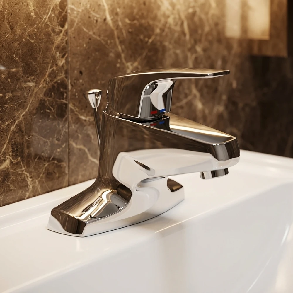 Vòi chậu lavabo nóng lạnh INAX LFV-281S - Không gian 3