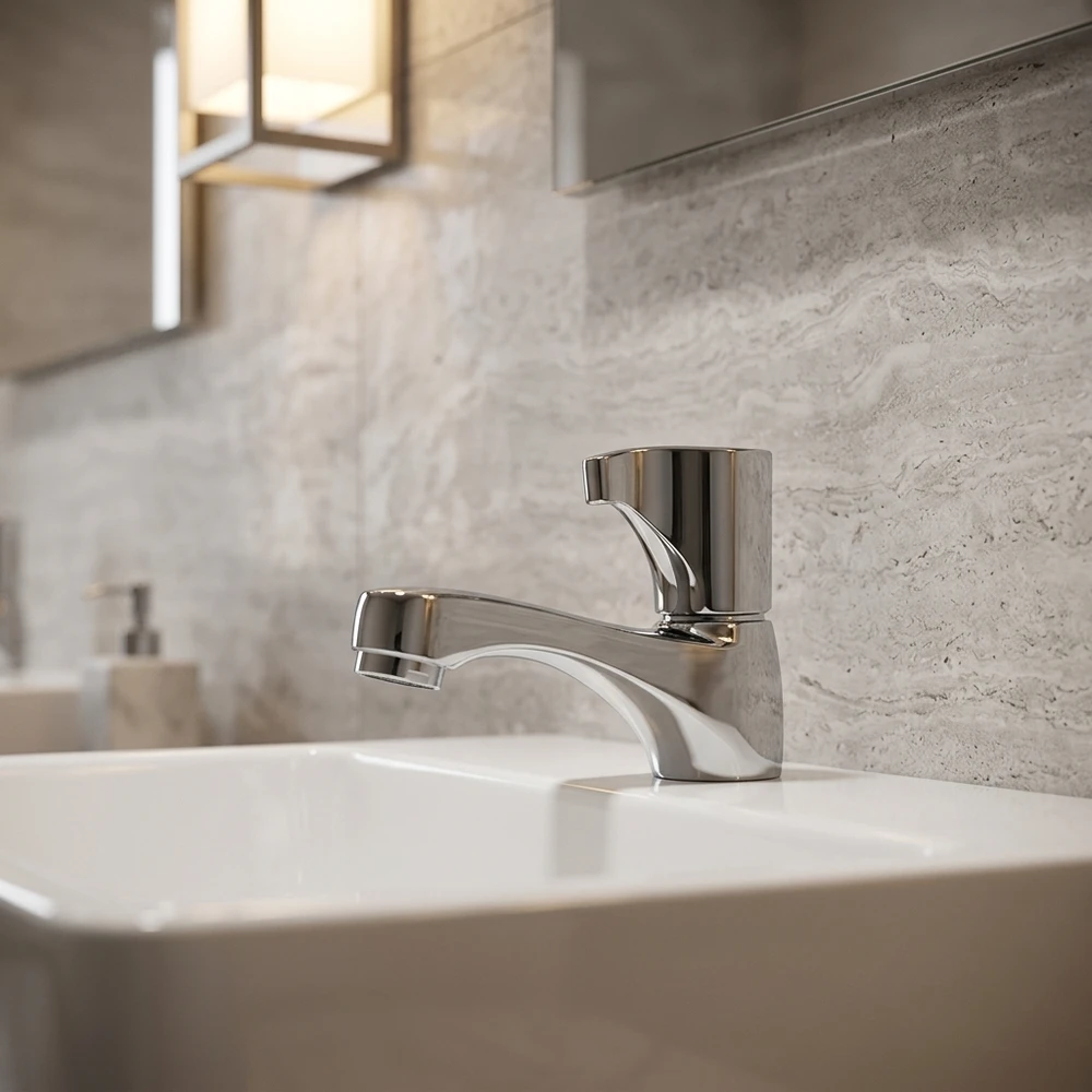 Vòi chậu lavabo nước lạnh INAX LFV-13B - Phối cảnh không gian 3