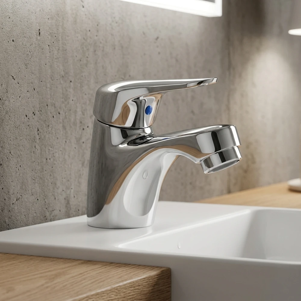 Vòi chậu lavabo nước lạnh INAX LFV-20S - Phối cảnh không gian 3