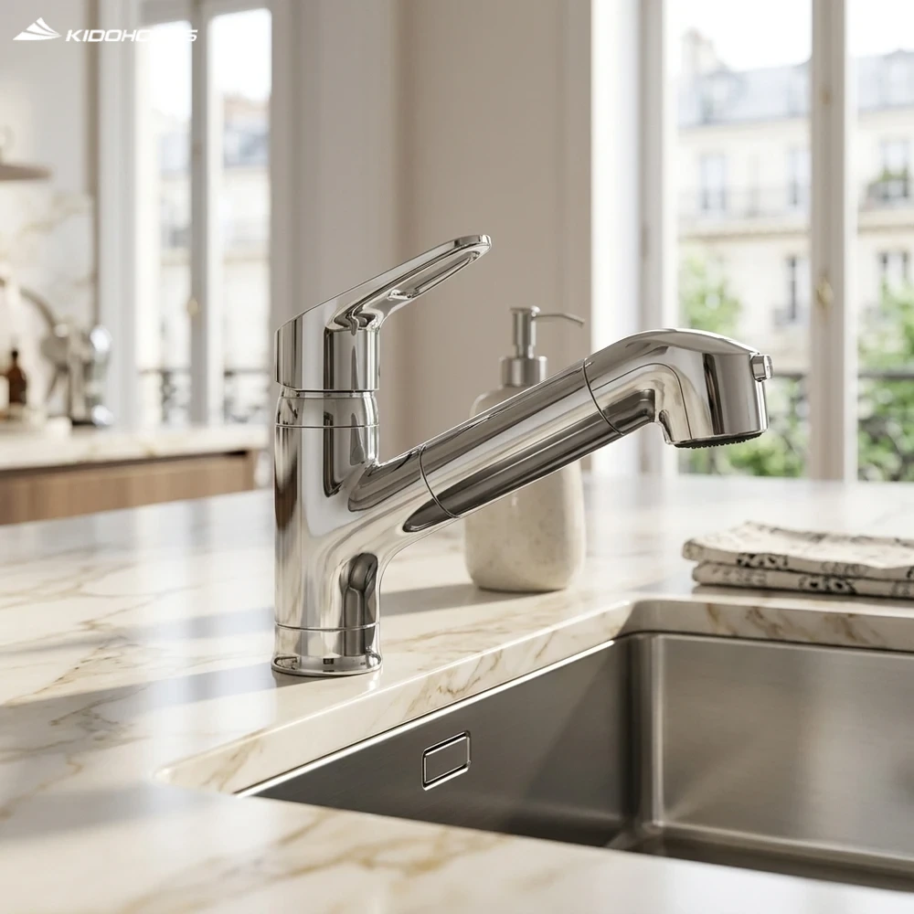 Vòi chậu rửa bát INAX JF-6450SX - Nóng lạnh