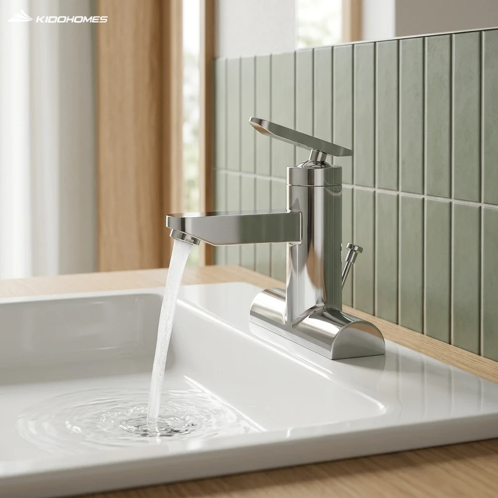 Vòi chậu rửa mặt INAX LFV-4001S - Nóng lạnh - Không gian 2