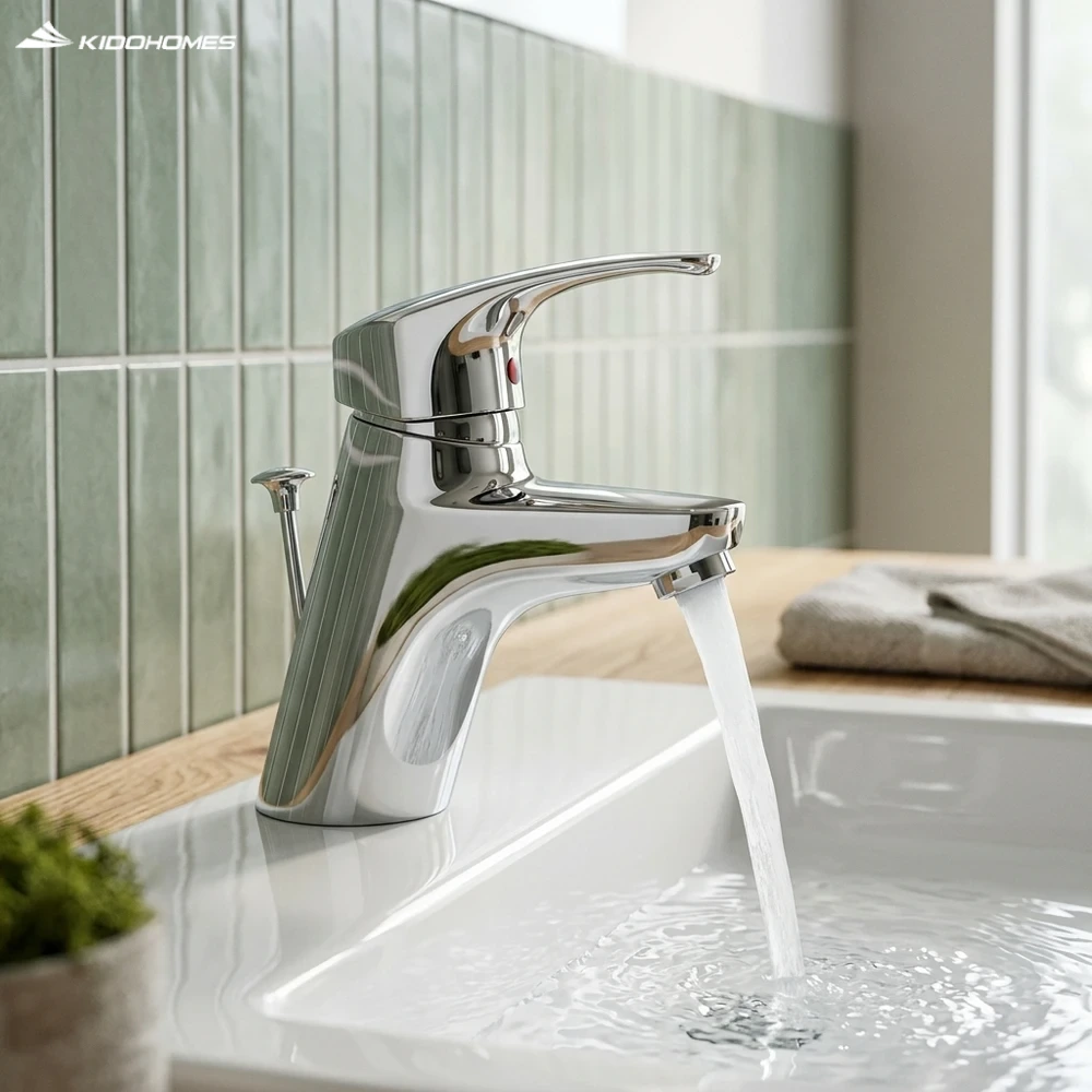 Vòi chậu rửa mặt nóng lạnh INAX LFV-102S - Hình 2